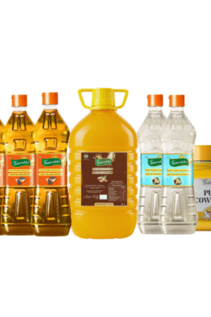 FAMILY FEAST PACK  5L Groundnut oil + 3L Sesame oil + 2L Coconut oil + 1L Ghee  (SILVER COIN FREE)