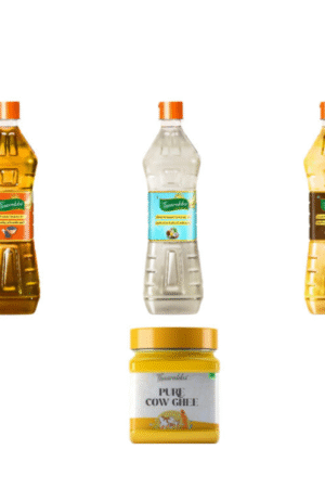 POCKET FRIENDLY COMBO 500ml Groundnut oil + 500ml Sesame oil + 500ml Coconut oil + 500ml Ghee